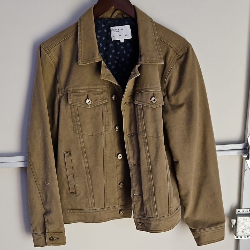 H&M Brown Lightweight Shirt Jacket Utility Style